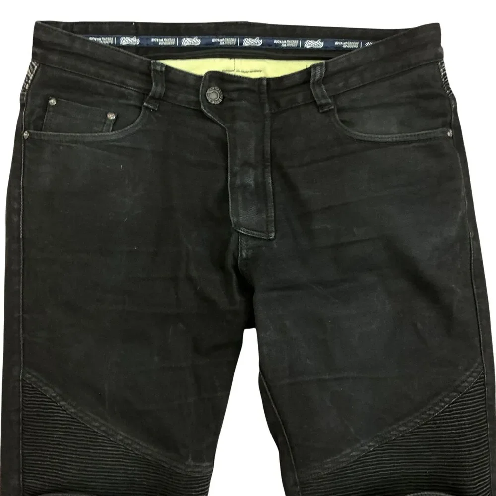 Uglybros Featherbed-K Black Motorcycle Riding Jeans Armor Mens Size 34 Moto Pant